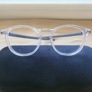 NEW & AUTHENTIC EYEGLASSES OAKLEY OX8149 PITCHMAN, COLOR CRYSAL, SIZE 50-19-138